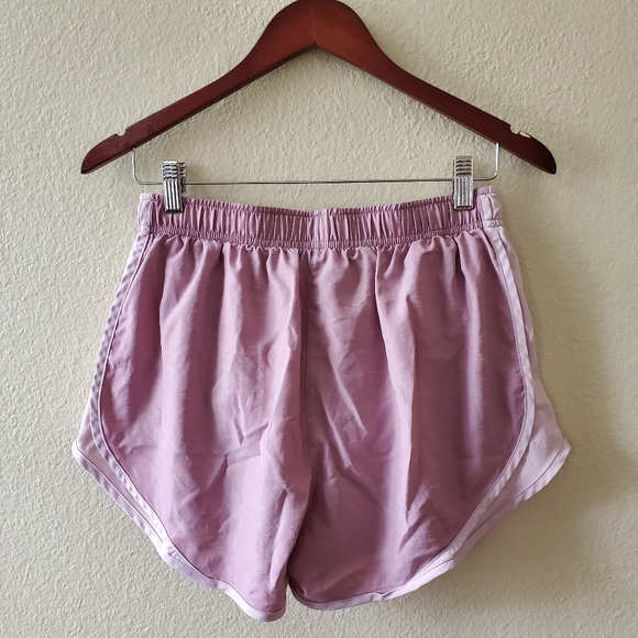 🥳HP!🥳 Nike | Dri-Fit Mauve Pink Mesh Athletic Drawstring Workout Shorts • M - Picture 2 of 15